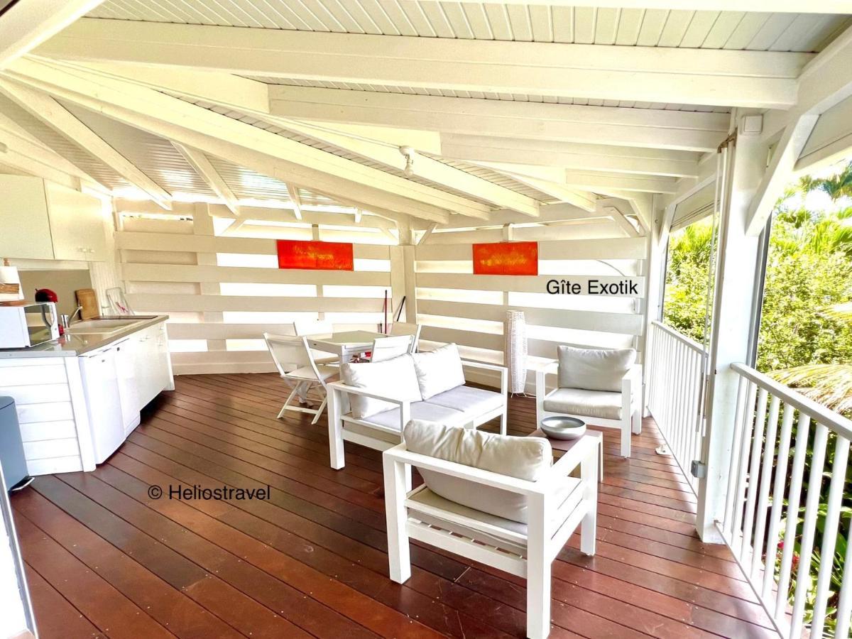 Residence O Coeur De Deshaies Appartements Exotik Et Tropikal Luaran gambar